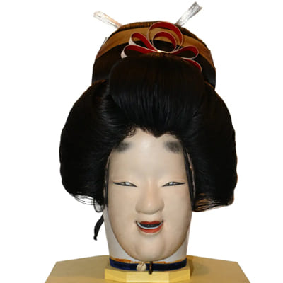 geisha masque perruque